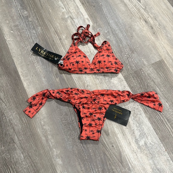Lybethras Orange Coconut Tree Bikini - Picture 2 of 4